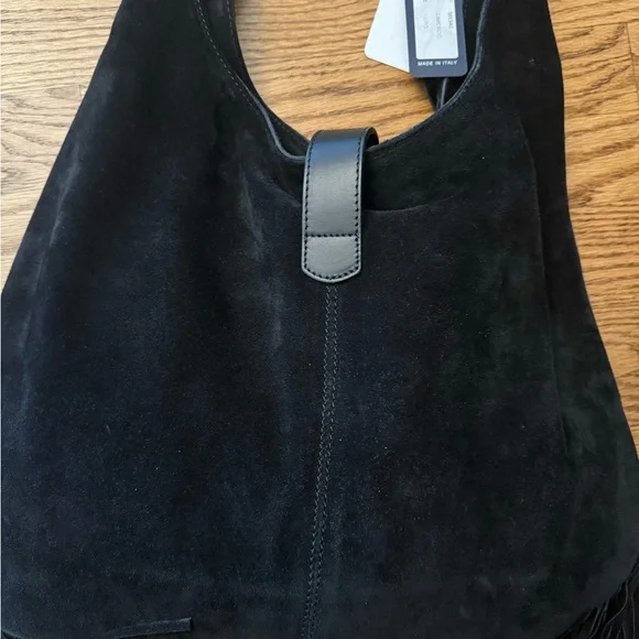 D2 Hobo Black Suede Leather - Picture 2 of 7
